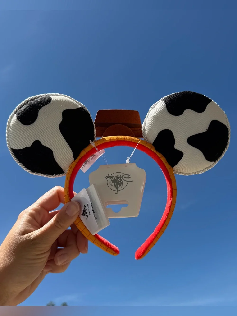 Disney Toy Story Sheriff Woody Mickey Ear Headband